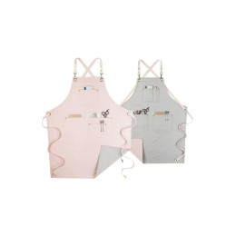 SKAP094 manufacture double-sided hit color apron Fashion design double-sided florist, pet shop, coffee shop, cotton double-color apron, double-color apron center reversible apron  SKAP094 manufacture double-sided hit color apron Fashion design double-sided florist, pet shop, coffee shop, cotton double-color apron, double-color apron center reversible apron